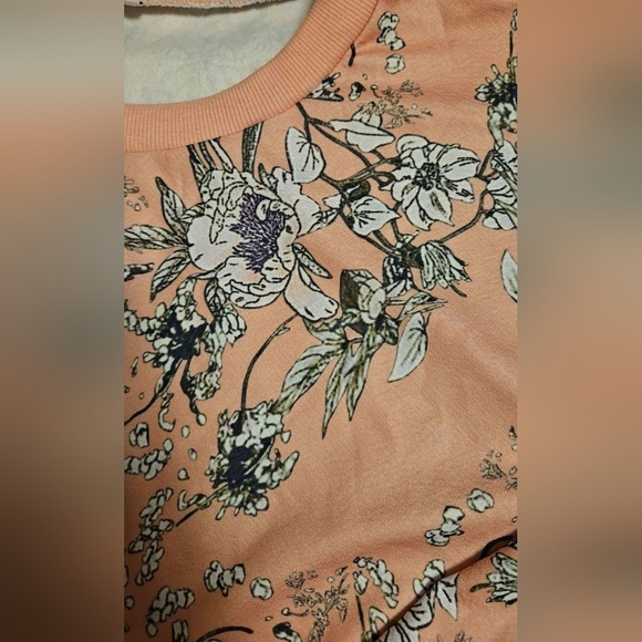 Pink Floral Graphic Sweater - Picture 3 of 3